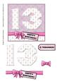 Floral 13 Pink for Teenager