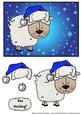 Funny Baa Humbug Christmas Sheep