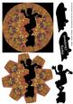 Christmas Skateboarder Silhouette