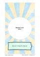 Under the Weather Girl Bunting Card Insert