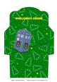Christmas Doctor Who Money Wallet Green Trees