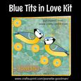 Blue Tits in Love - Yellow Flowers Kit