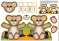Father's Day Gadget Teddy Bunting Card
