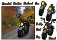Country Road Motorbike Card