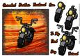 Motorbike in Dirt Frame Orange