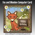 Fox and Wooden Computer Card Mini Kit