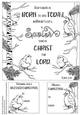 A Savior is born Luke 2-11 Christmas coloring card and tags