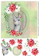 Funny Llama Printable Christmas Card