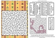 Fun Printable A5 Tribal Maze Puzzle Card Easy3