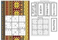 Fun Printable A5 Tribal Sudoku Puzzle Card Medium4