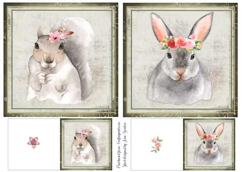 Cute animal Toppers 1