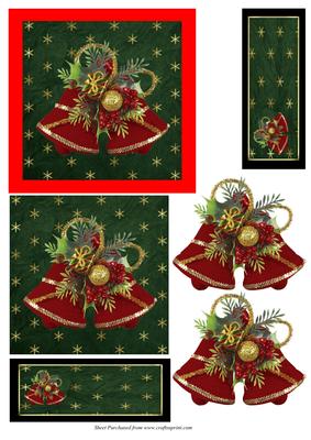 Christmas Bells Toppers/pyramid