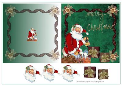 Santa Christmas Card