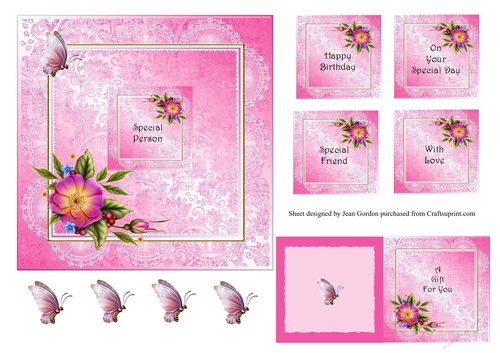 6x6 Floral Topper Set 1