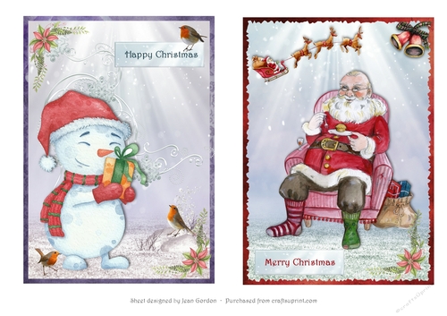 2 xmas Toppers