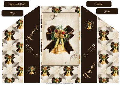 Christmas Bells Theatre Fold Card