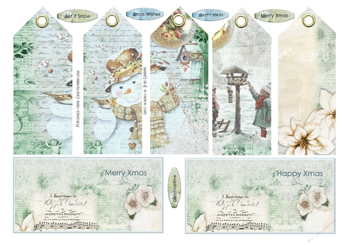 Christmas Tags Set 1