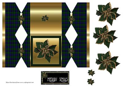 Black Watch Tartan Xmas Cracker