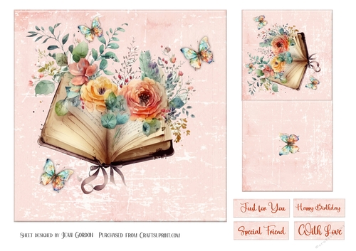Floral 7x7 Topper