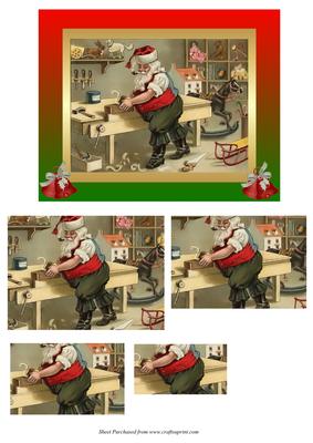 Santa's Making Toys Pyramid