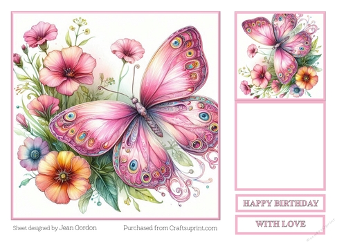 FLORALS & BUTTERFLIES 7X7
