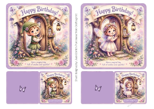 FAIRY & ELF BIRTHDAY TOPPERS