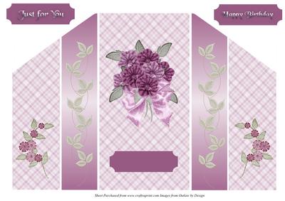 Floral Theatre Fold Card