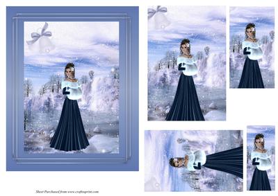Blue Winter Lady Pyramage