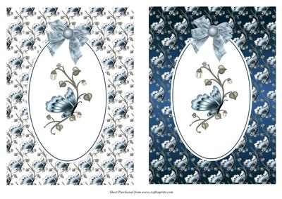 2 Butterfly Card Fronts