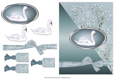 Swan Card Front