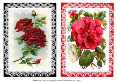 Floral Toppers X2
