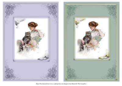 Vintage Ladies Card Fronts