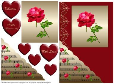Roses Hearts and Music