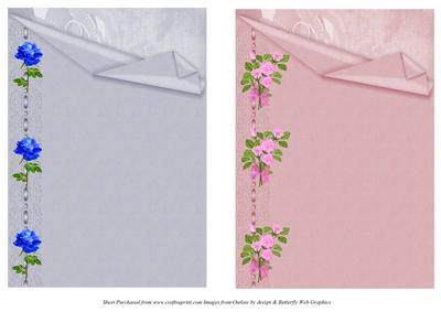 Floral Card Front Roses