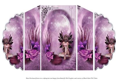 Fairy Scalloped Edge Theatre Fold