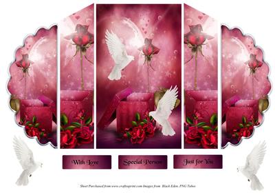 Red Roses & Doves Theatre Fold