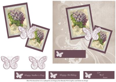 6x6 Floral Quick Card