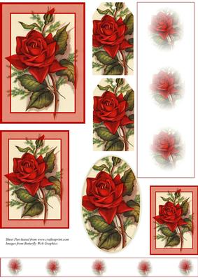 Red Roses Toppers