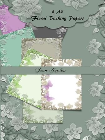 Floral Backing Paper 2