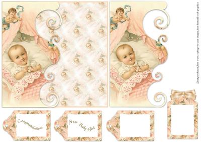 New Baby Girl Quick Card