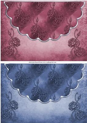 2 Envelope Style Card Fronts