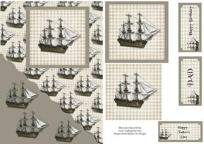 Sailing Ship Quick Card
