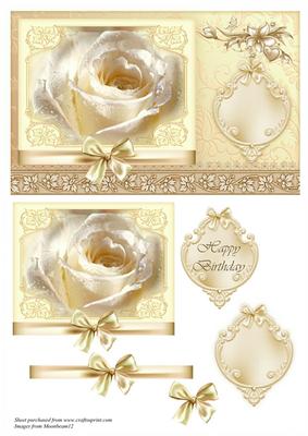 Gold Rose Topper