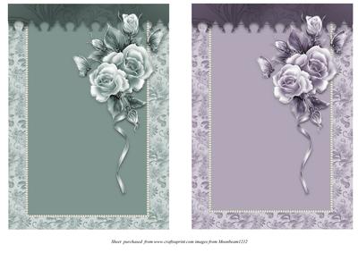 Roses & Pearls Card Fronts