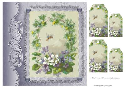 8x8 Floral Topper & Tags