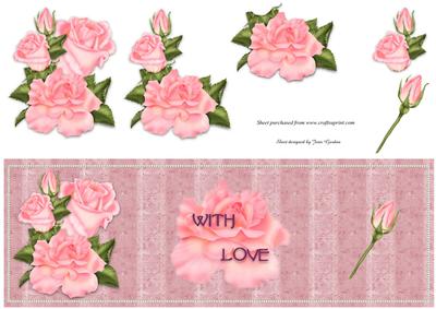 With Love Dl Card Front