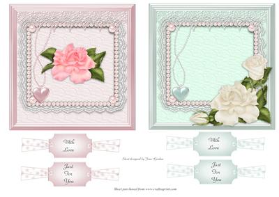 Roses and Pearls Toppers