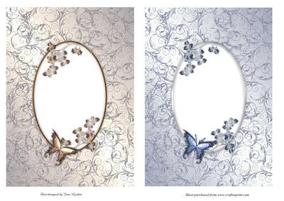 Floral Card Fronts Set 1