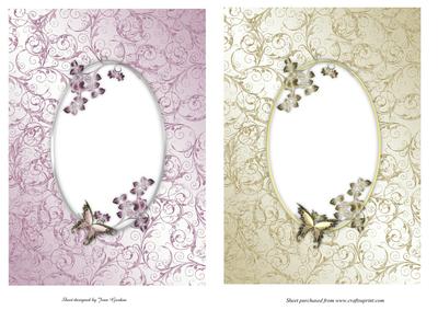 Floral Card Fronts Set 2
