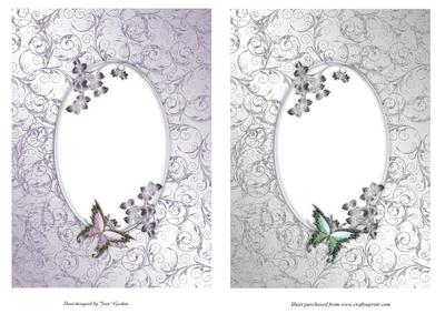 Floral Card Fronts Set 3